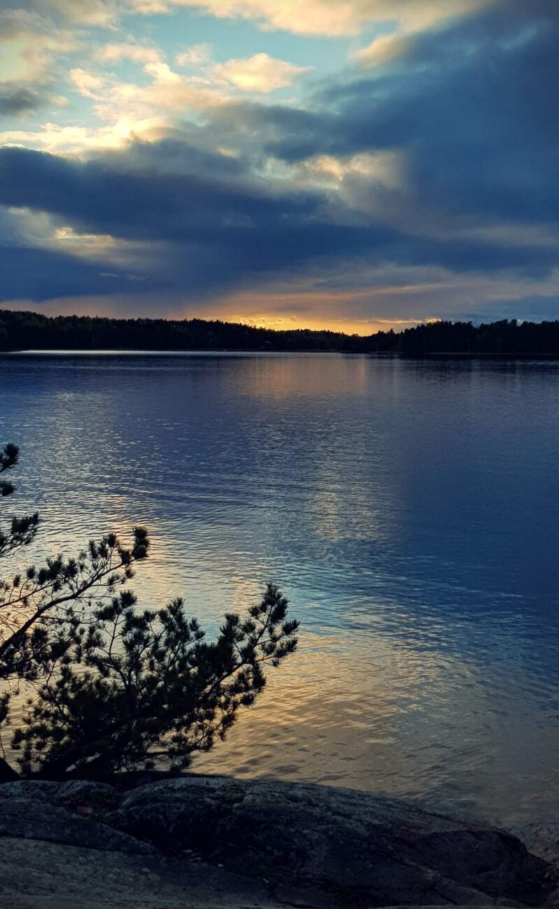 Natur blått blått Begravingsbyrå Enskede